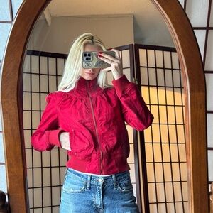 Y2K style Women's Red Jacket